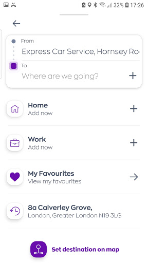 EXPRESS CAR SERVICE Screen 3