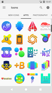 Marix - Capture d'écran du pack d'icônes