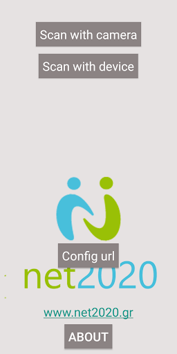 Android application Net2020 loyalty qr scanner screenshort