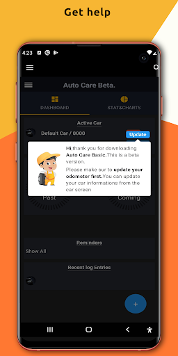 Android application Auto Care,Car Service tracker screenshort