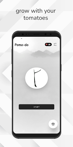 Android application Pomodo: Focus Basket screenshort