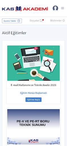 Android application Kas Akademi screenshort