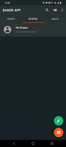 Android application BanerApp screenshort
