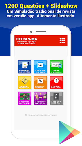 Simulado Detran MA Maranhão 1ª CNH 2020