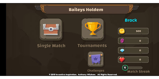 Android application Baileys Holdem screenshort