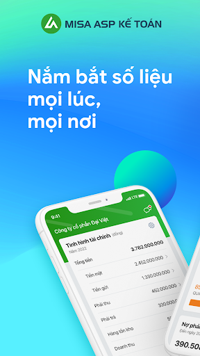 Android application MISA ASP Kế toán screenshort