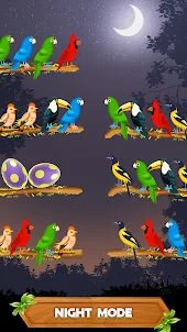 Pájaro Clasificar Color Puzzle
