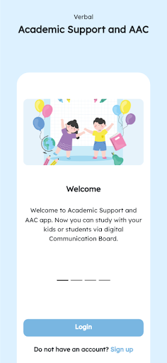 Android application Verbal Academic Support AAC screenshort