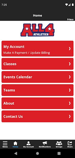 All 4 Athletics Screen 2