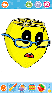 Mr Lemon Coloring Book Horror