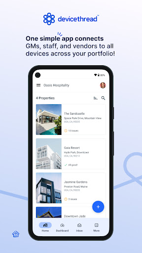 Android application devicethread™ screenshort