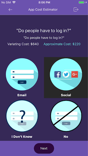 App Cost Estimator