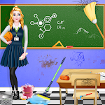 Cover Image of Download Girls High School Cleaning: Pr  APK