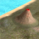 Volcanic Mountain 3D icon
