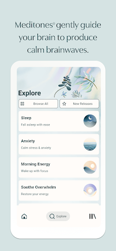 Restful meditones® music