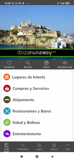 Android application Ibiza RunAway Guide screenshort