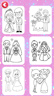Wedding Glitter Coloring Pages & FireWorks