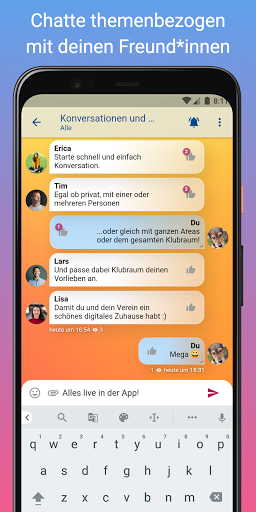 Klubraum - Group/Club App Screen 3