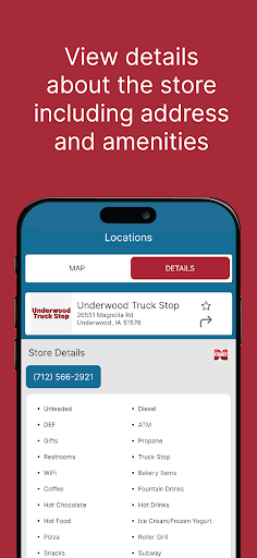 Underwood Truck Stop Screen 2