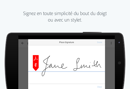 Remplissage et signature Adobe