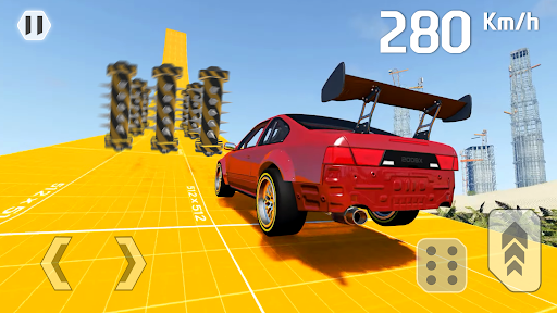 3D Car Stunts Racing Game