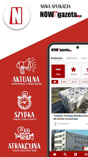 Android application nowagazeta.pl screenshort