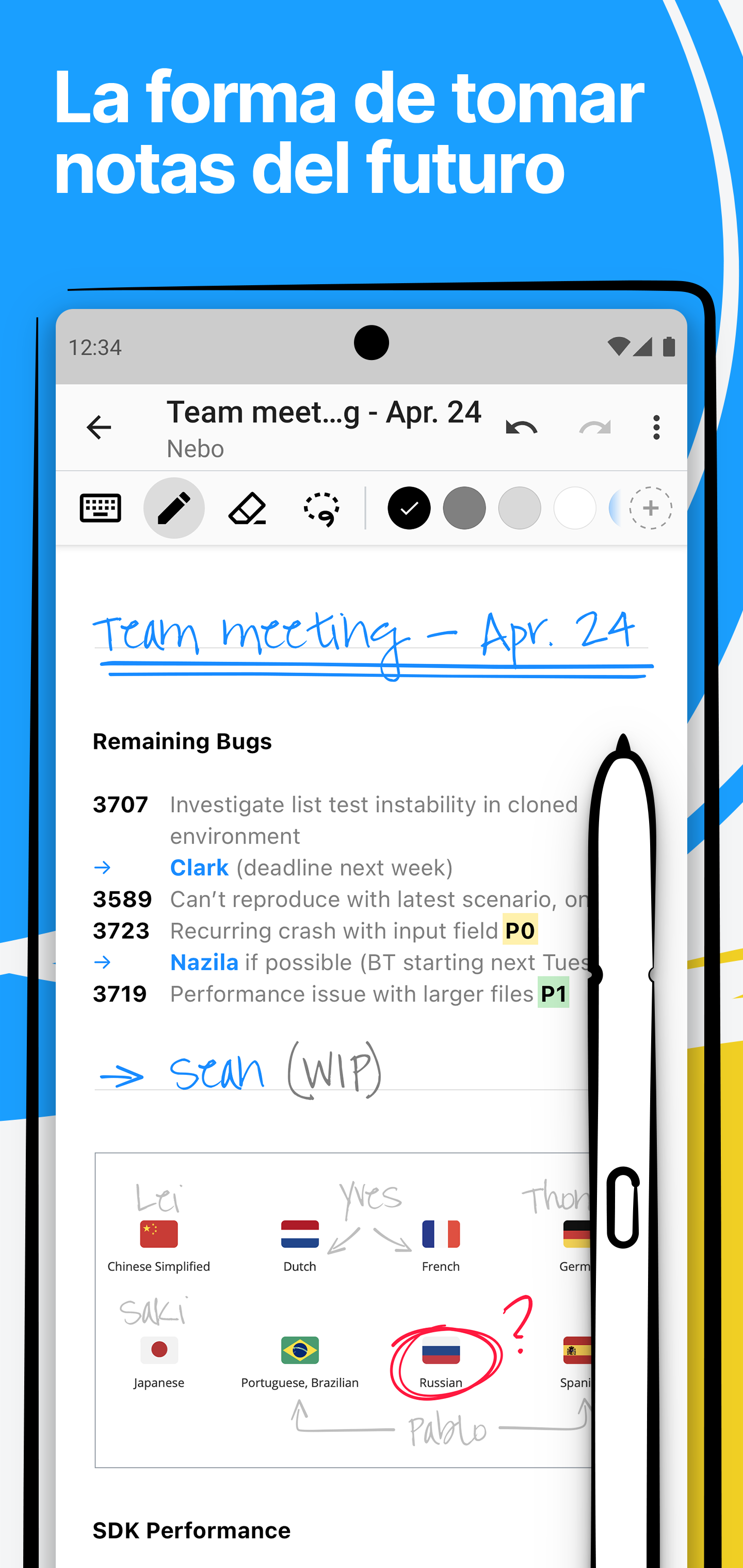 Android application Nebo: Notes & PDF Annotations screenshort
