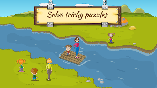 Flussüberquerungspuzzles & Geh Screenshot