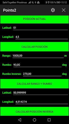 Vista previa de la aplicación