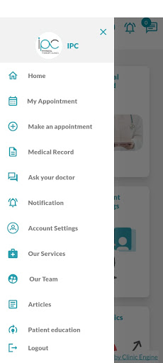 Android application IPC physical therapy screenshort