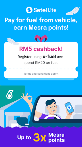 Android application Setel Lite: Fuel simple & fast screenshort
