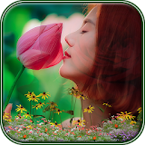 Blend Photo With Flower icon