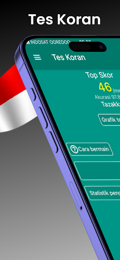 Android application Tes Koran screenshort