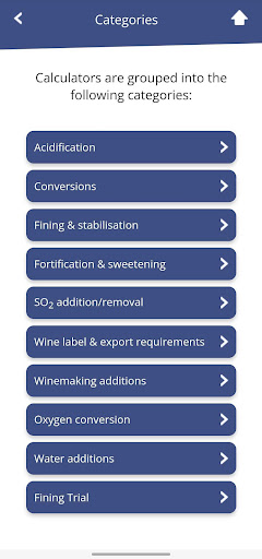 AWRI Winemaking Calculator Screen 2