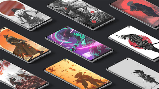 Android application Samurai Wallpaper screenshort