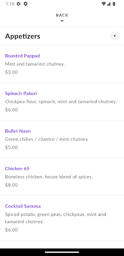 Taaza Indian Cuisine Screen 3
