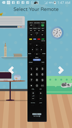 Remote For Sony TVのおすすめ画像1