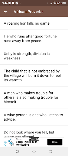 Proverbs of the World Screen 2