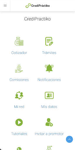 Android application CrediPráctiko screenshort