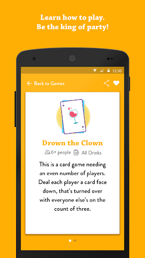Drinking Games Screen 2
