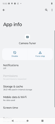 Android application Moto Camera Tuner 4 screenshort