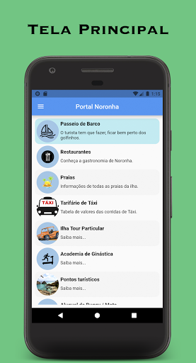 Android application Portal Noronha screenshort