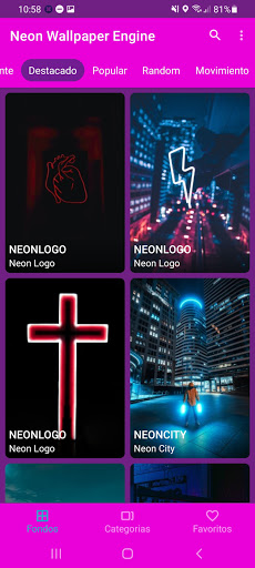 Neon Wallpaper Engine