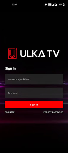 Android application My ULKA TV screenshort