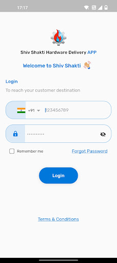 Shiv Shakti Delivery App Screen 2