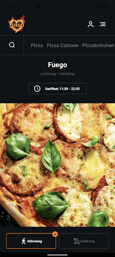 Android application Fuego Paderborn screenshort