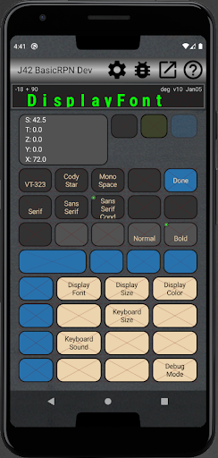 J42 - Voice Controlled RPN Cal Screen 2