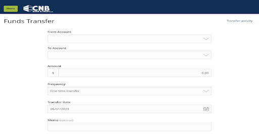CNB Bank & Trust Screenshot