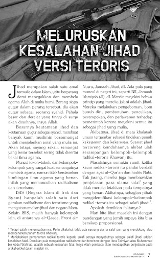 Asy Syariah Teroris Tak Habis