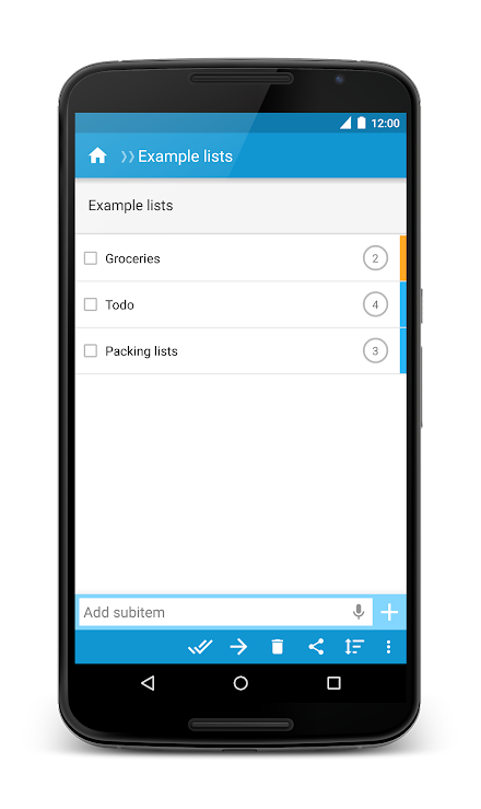 Listing it! - Checklist Screen 2